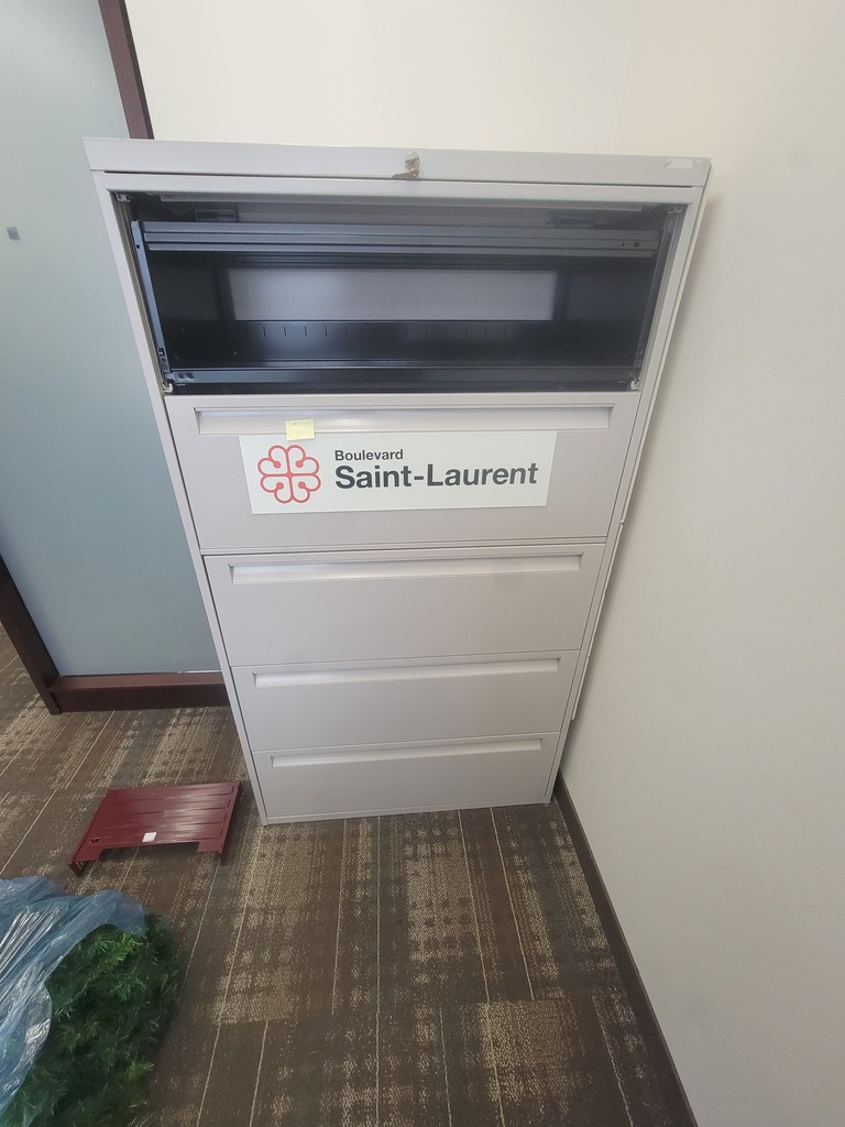 5 drawers met/cab