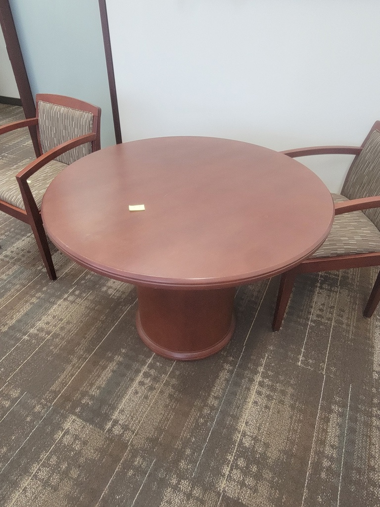 Wood round table 