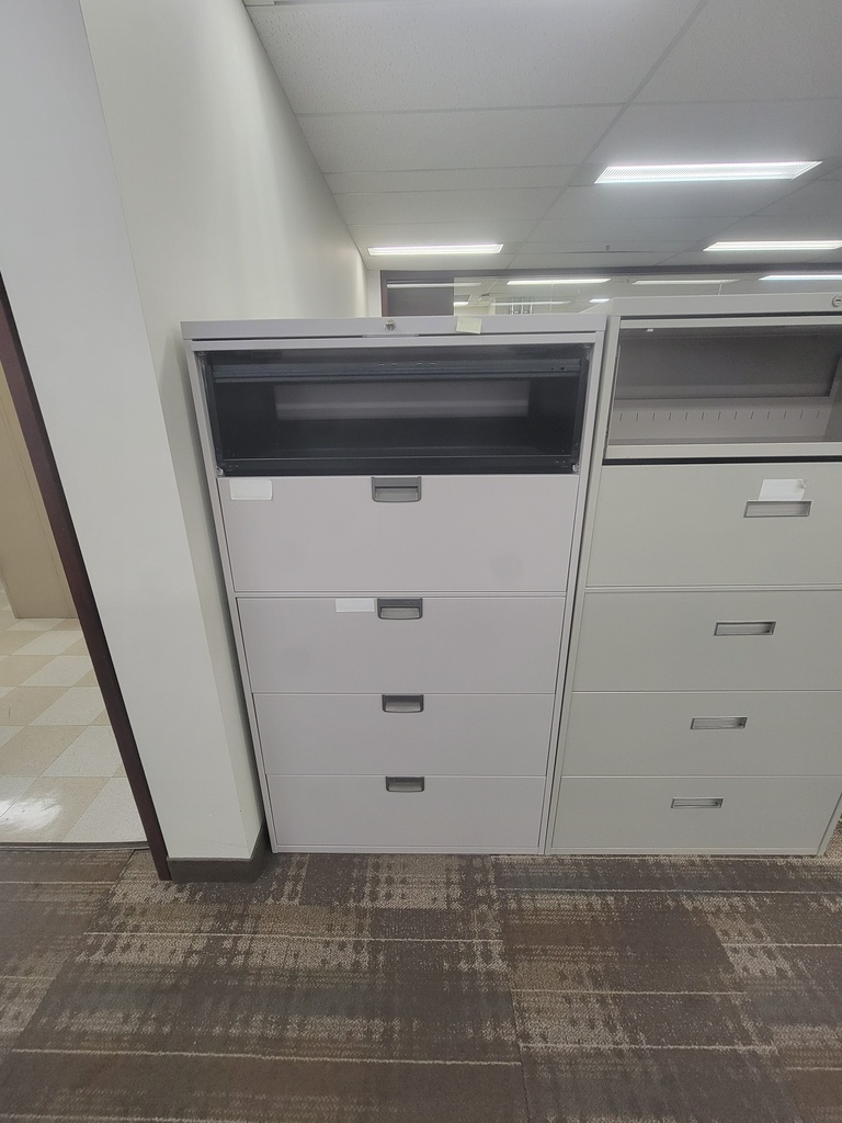 5 drawers met/cab/ grey