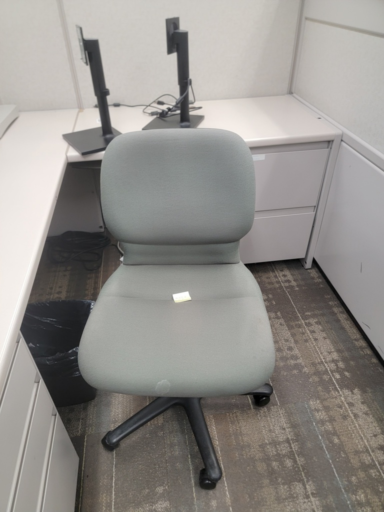 Green office chair 