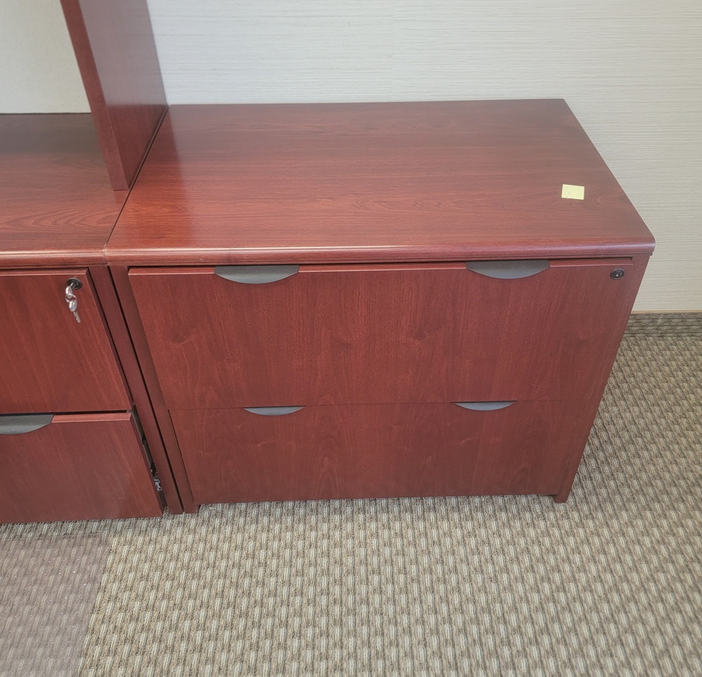 2 doors cabinet wood