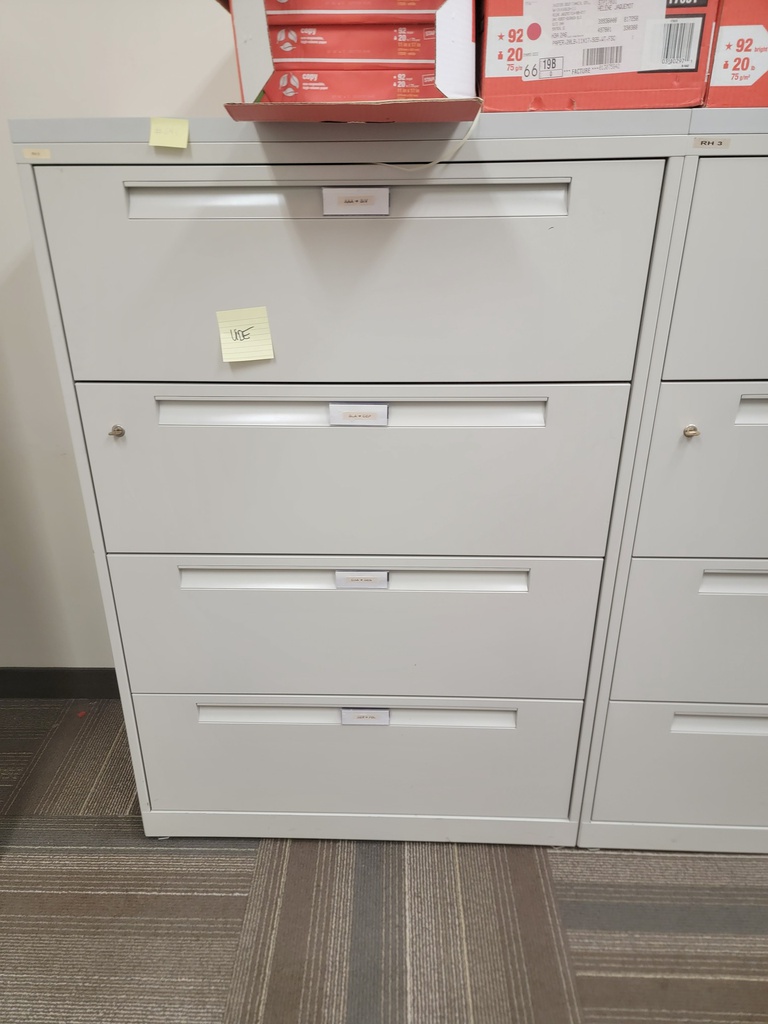 4 drawers cabinet -metal