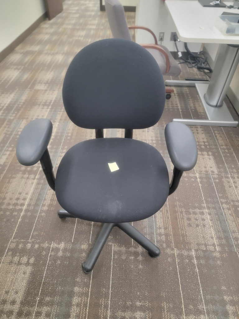Office chair black (photo representation)