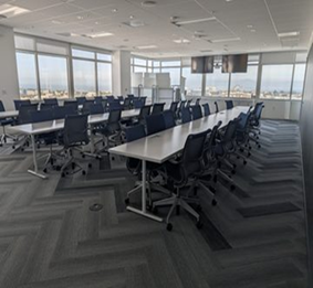 Table, training tables, white