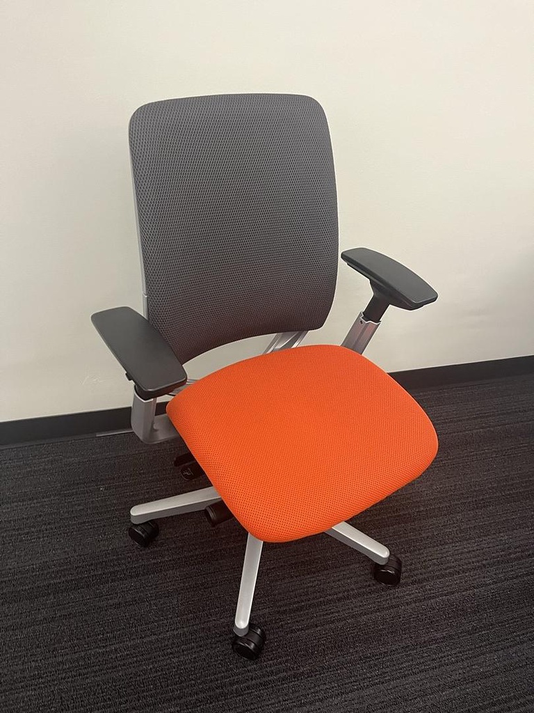 Task Chair - Amia grey &amp; orange