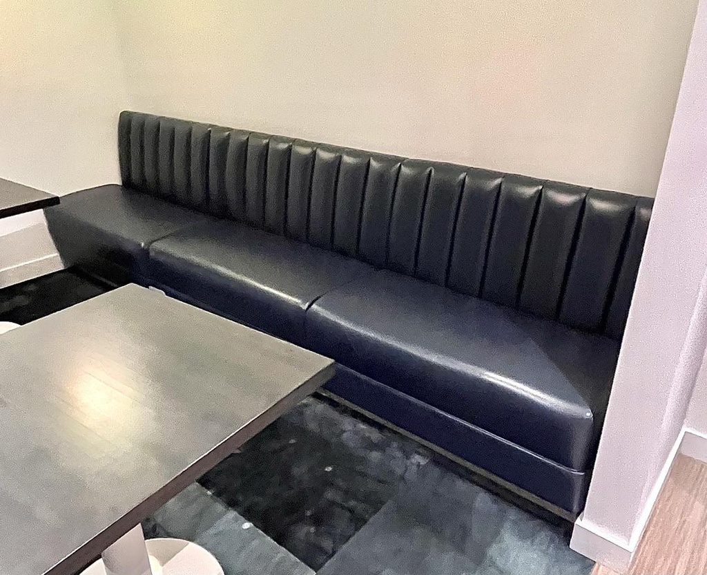 Straight Bench - 128 W Navy Blue