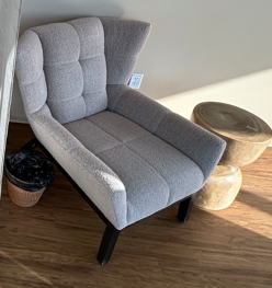 Grey Lounge Chair