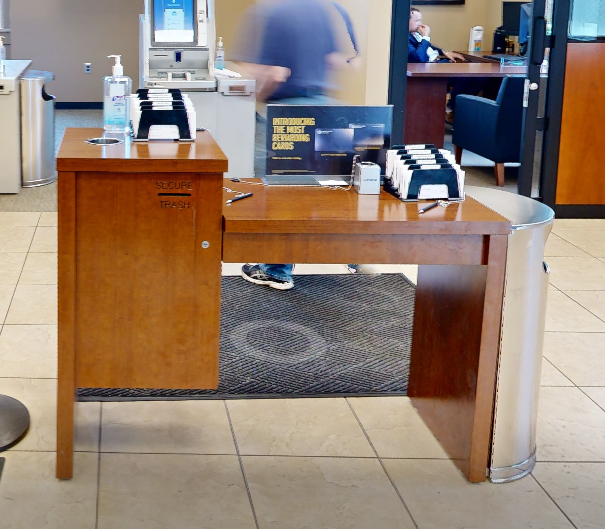 Cheque desk