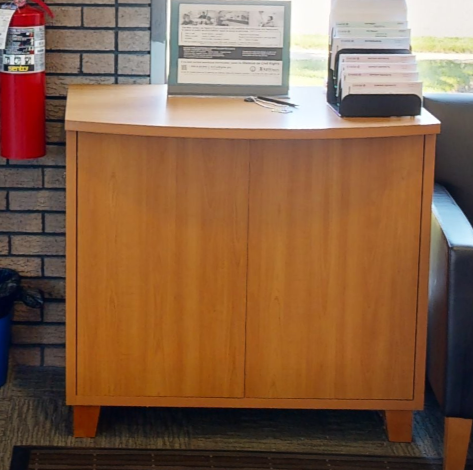 2 door coffee cabinet