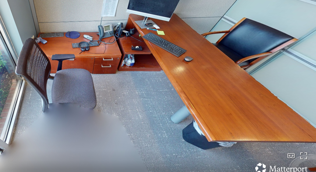 L-shaped desk