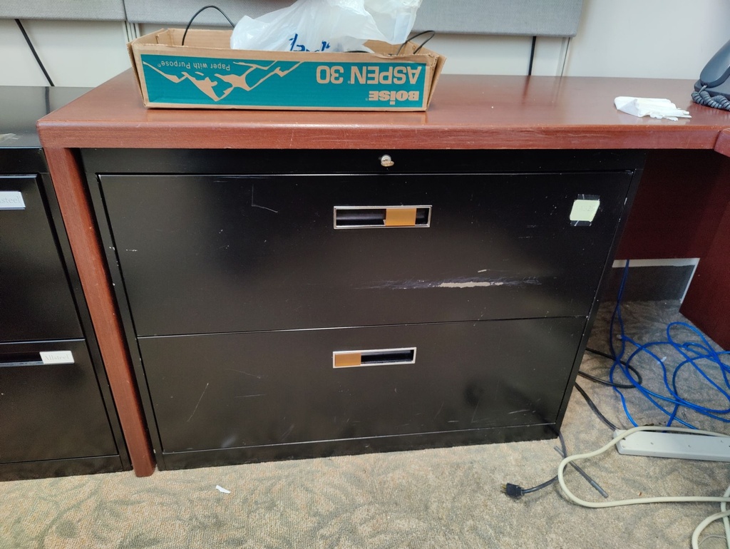 2 Drawer Lateral Black - 36"