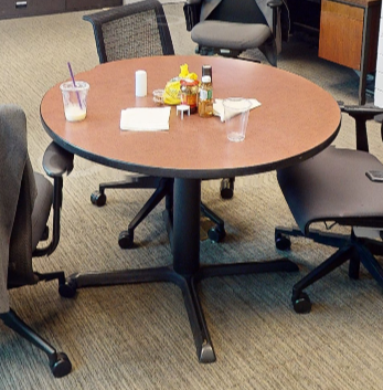 Round meeting table