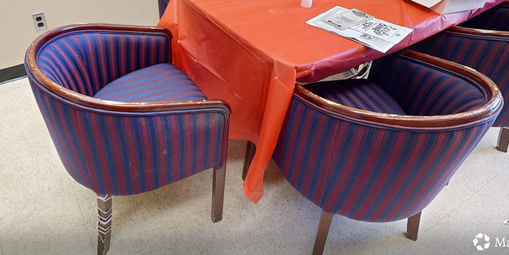 Purple guest chair