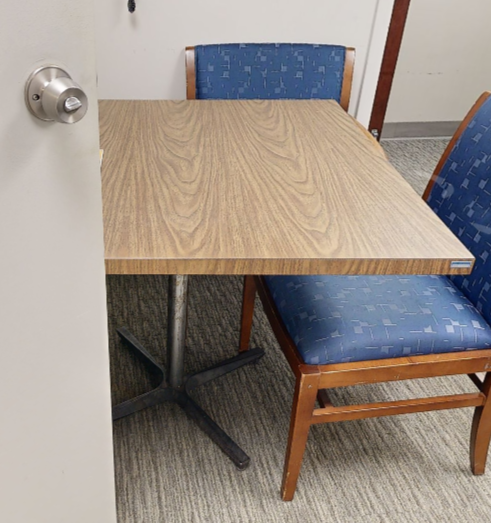Square break table
