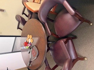 Chairs w/ Purple Cushion