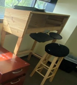Plain Wood Desk