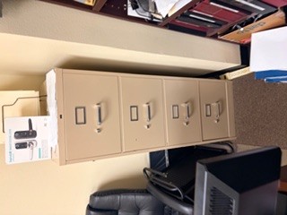 Tall 4 Drawer File - Tan