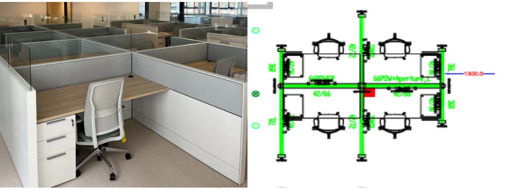 Workstation Pod of 4