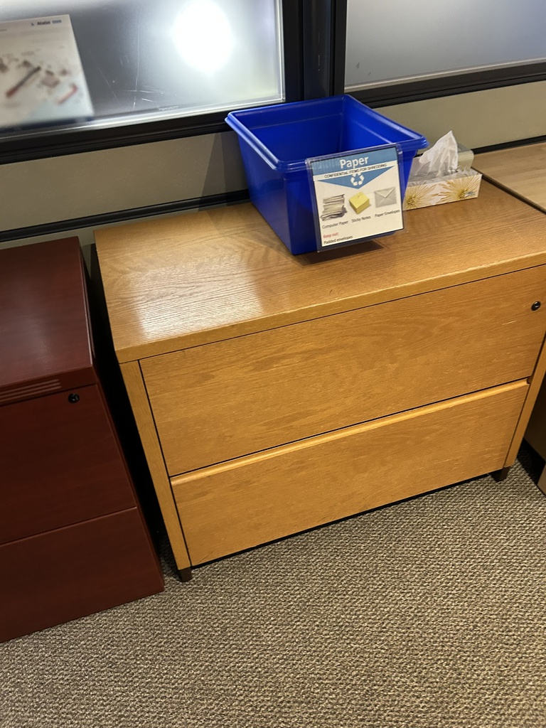 Large two drawer file drawer