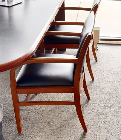 Black guest chair