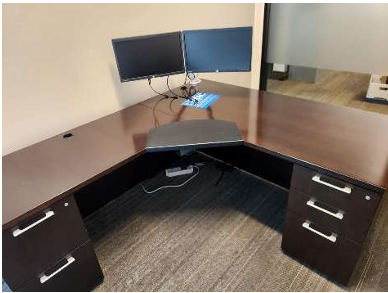 L Shape Desk - Right