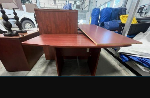 6 person oval meeting room table