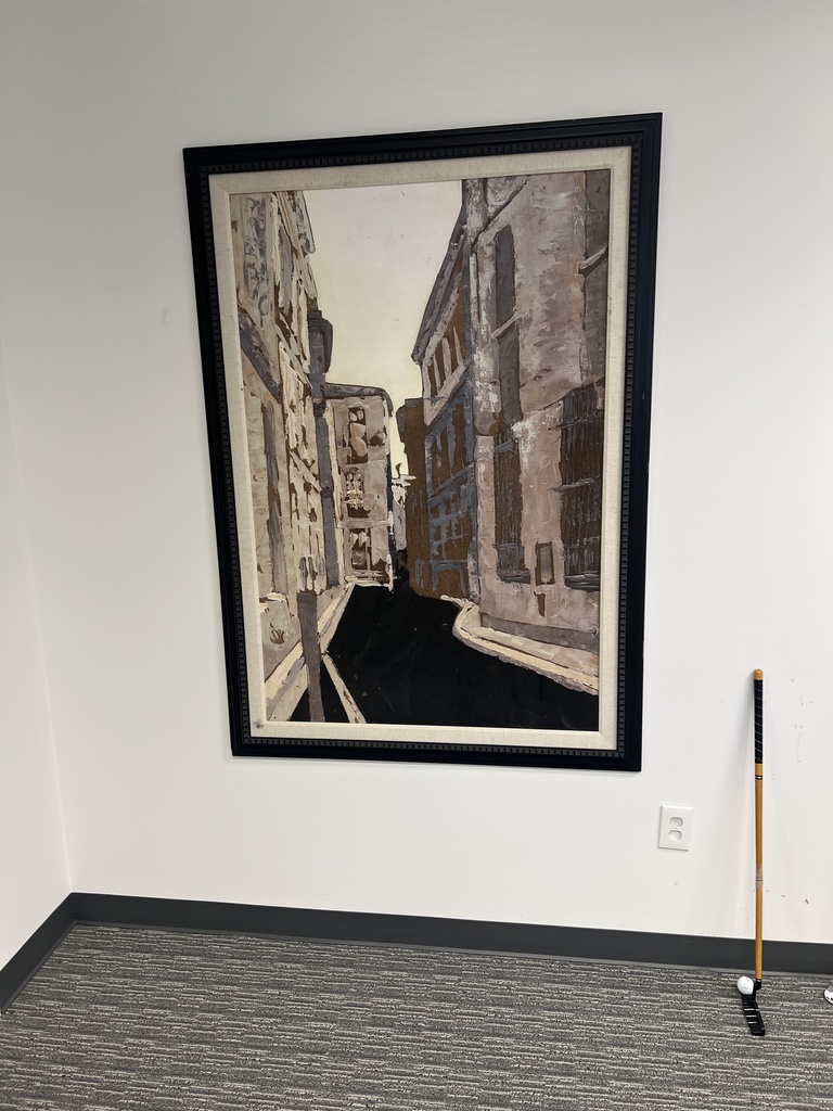 City Street, hand painting