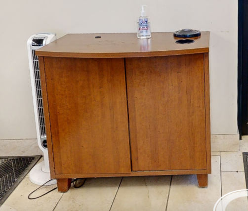 2 door coffee cabinet