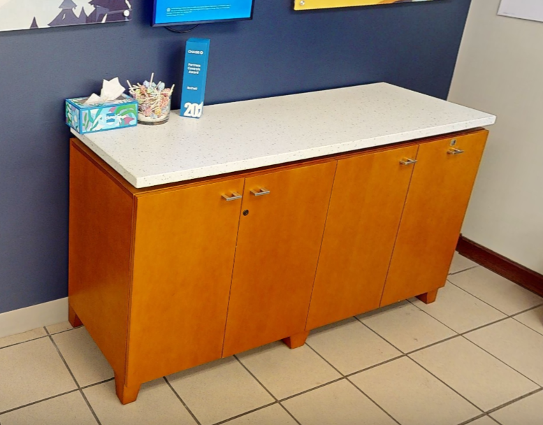 4 door large credenza