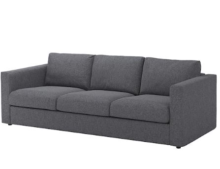 couch, grey