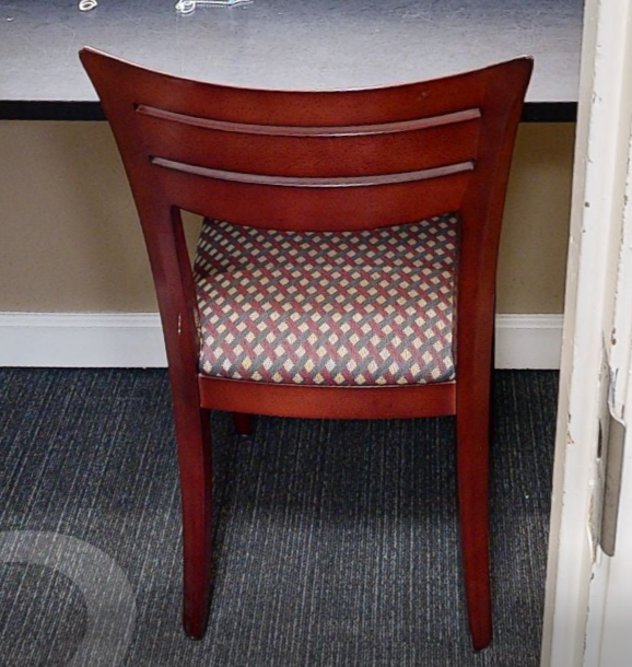 Plaid side chairs