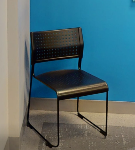 Blk side chair