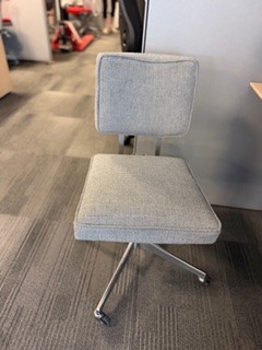 TASK CHAIR, 4-STAR BASE, BLACK AND WHITE 