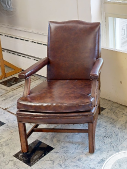 Red conference chair