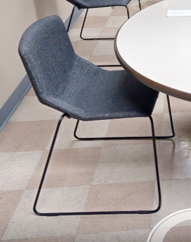Grey cafe chair