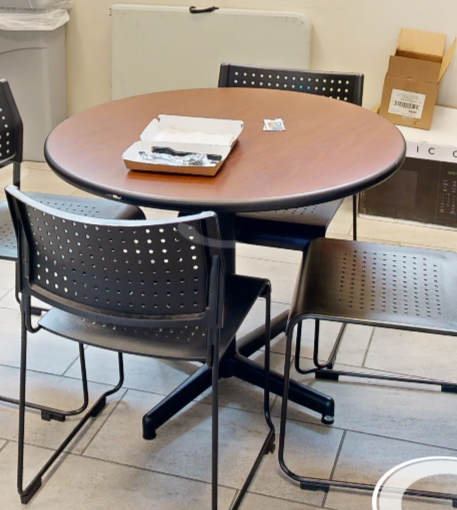 Round meeting table