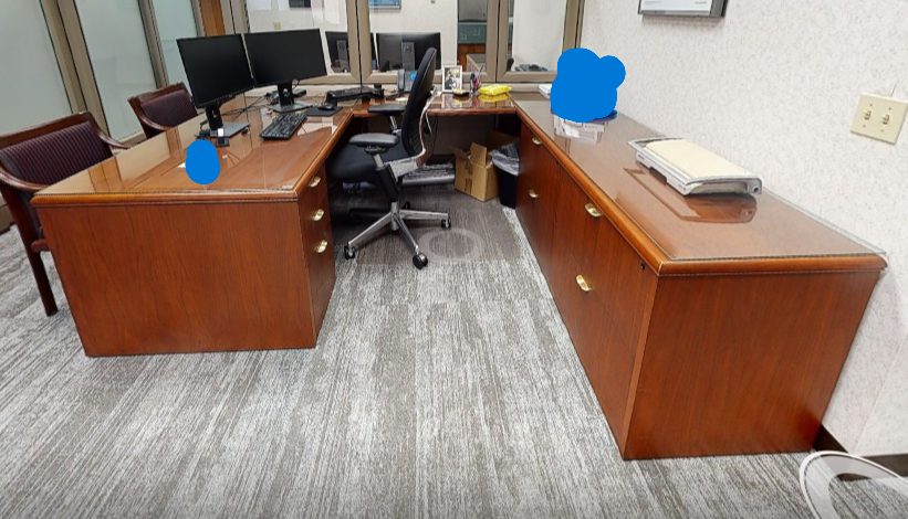 Desk - u-shaped