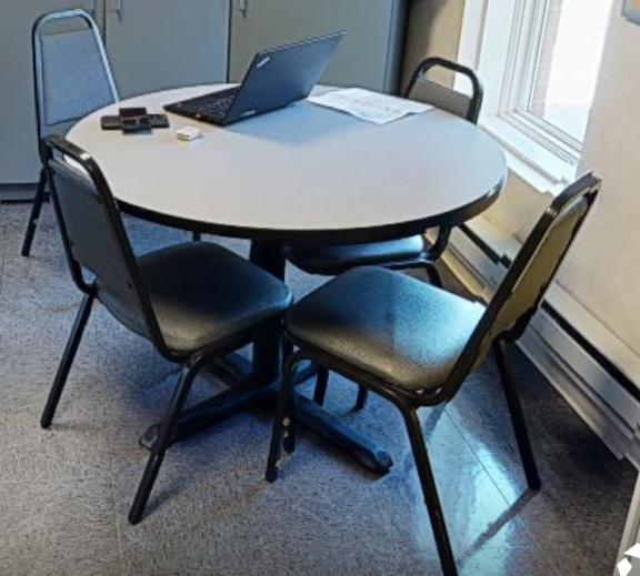 Side chair metal no arms