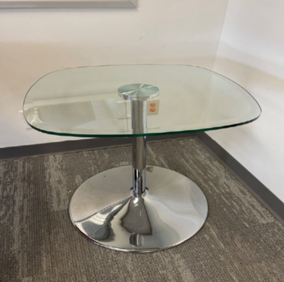 Glass Side Table