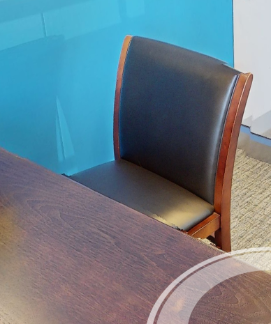 Black side chair