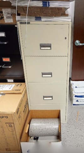 4D vertical filing cabinet