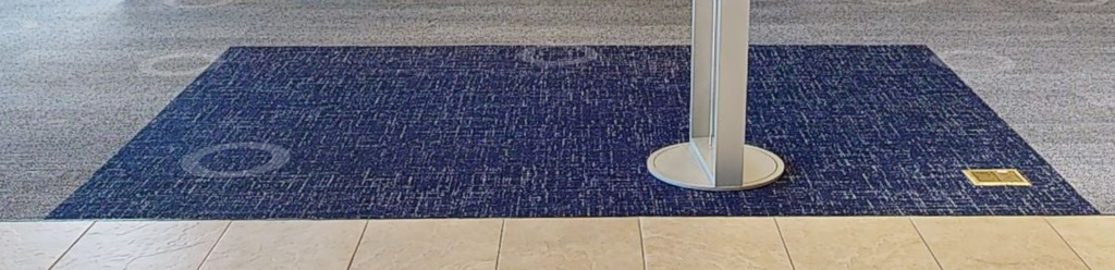 Blue rug