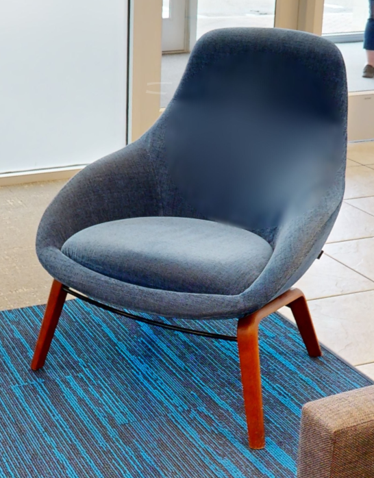 Blue lounge Chair