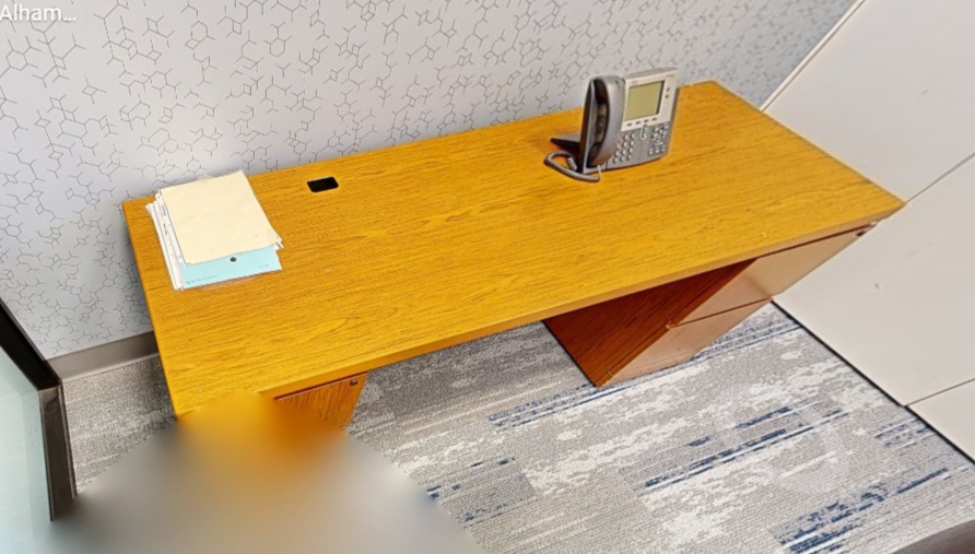 credenza in conference room