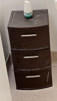 small cabinetry/storages in both restrooms