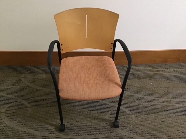 Wood back/caster Chairs