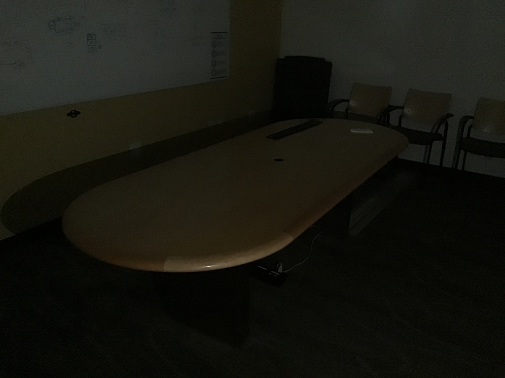 L108" W40" H29" Conf table Maple