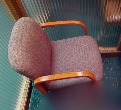 Purple guest chair