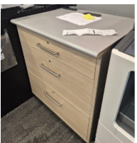 3 Drawer Wood CSR Cabinet