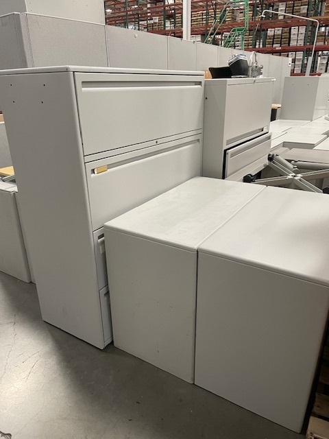 Metal filing cabinets (assorted